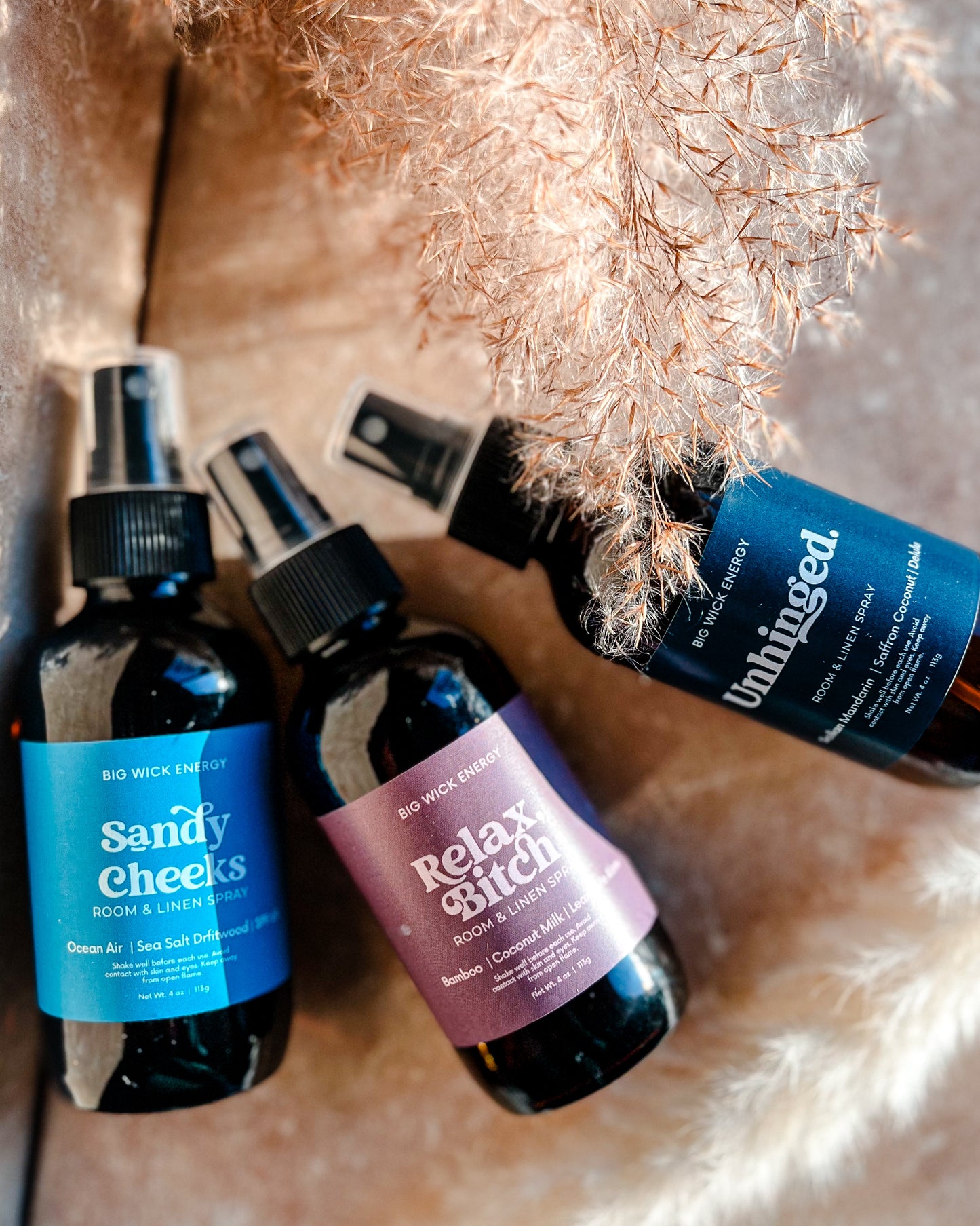 SANDY CHEEKS Room + Linen Spray