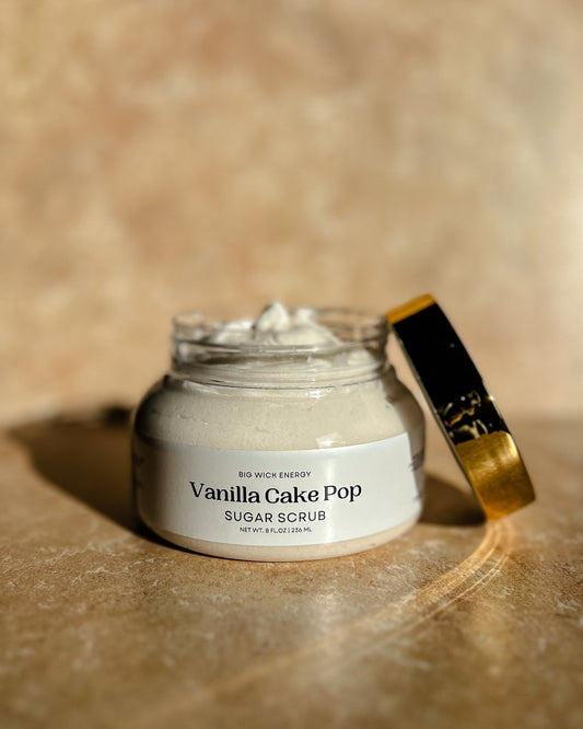 VANILLA CAKE POP Sugar Scrub