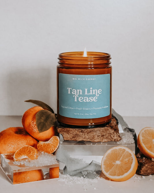 TAN LINE TEASE