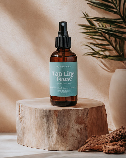 TAN LINE TEASE ROOM + LINEN SPRAY